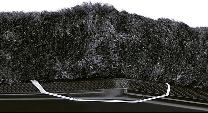 MidWest Homes for Pets QuietTime Dog Bed - Gray Faux Fur Bolster, Ultra-Soft and Machine Washable, Fits 42-Inch Crates and Carriers, for Large Breed Dogs