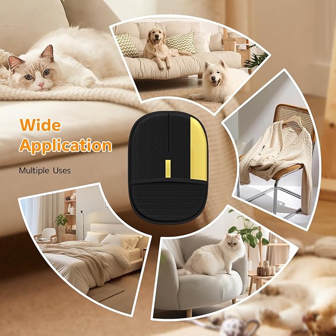 Ulyuhoda Pet Hair Remover - 2025 New Electrostatic Magic Brush Pet Hair Remover Glove, Reusable Cat & Dog Hair Remover Tool for Clothing, Couch, Furniture, Carpet, Car Seat, Cat Grooming Glove, 1 PCS