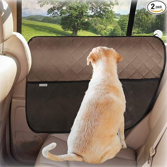 2PCS Car Door Protector for Dogs Pet Cover-Waterproof Scratchproof Nonslip Durable Protector, Machine Washable Pet Vehicle CarDoor Guard