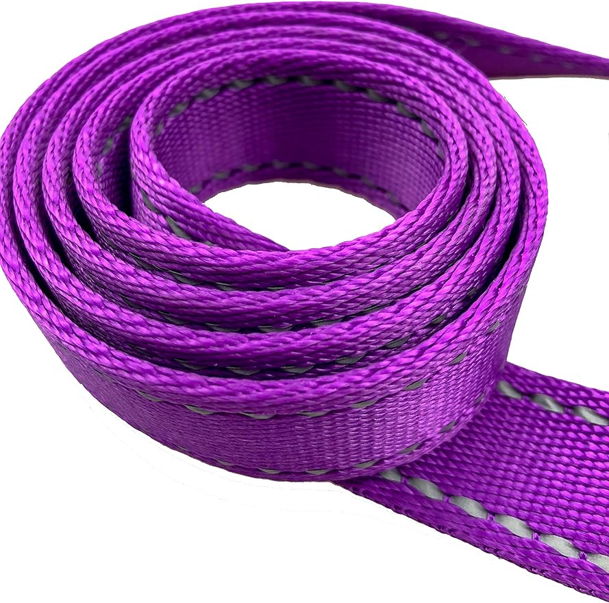 Primal Pet Gear Dog Leash 6ft Long,Traffic Padded Two Handle,Heavy Duty,Reflective Double Handles Lead for Control Safety Training,Leashes for Large Dogs or Medium Dogs,Dual Handles Leads(Purple)