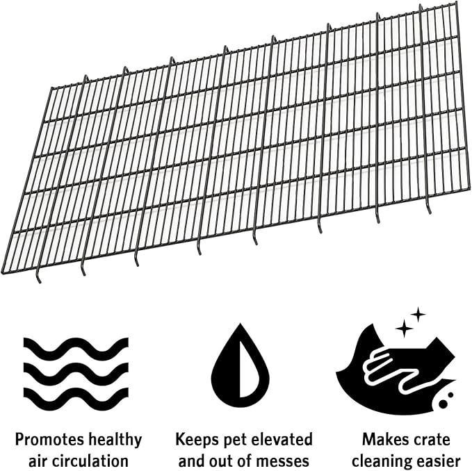 MidWest Homes for Pets Floor Grid for Dogs 1530, 1530DD, 1930, 1930DD, 1630 Curved Slide Bolt Latch, 1630DD Curved Bolt Latch