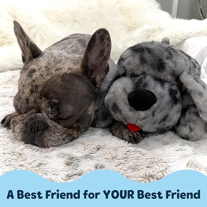 Original Snuggle Puppy Toys - Heartbeat Puppy for Dogs - Pet Anxiety Relief and Calming Aid - Comfort Dog Toys for Behavioral Training