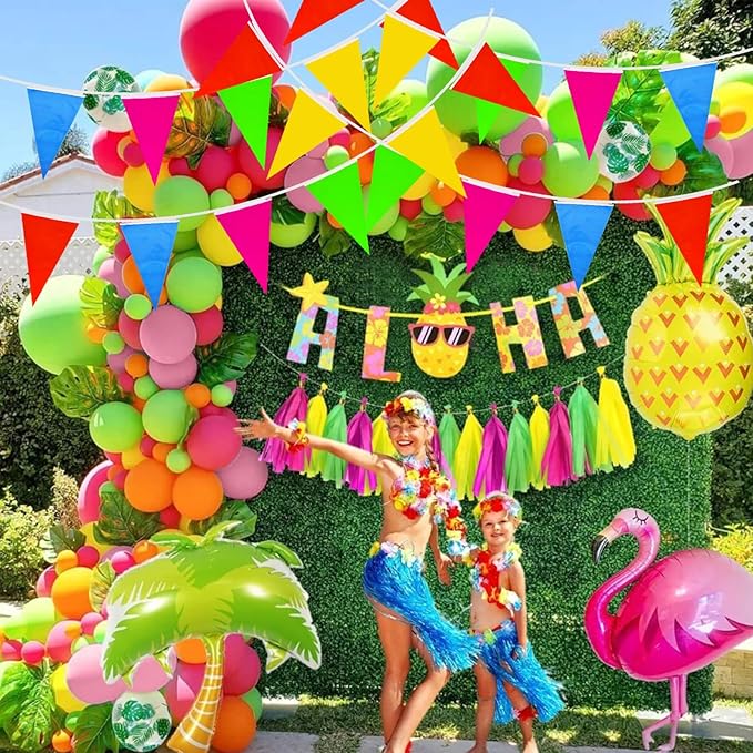 BEISHIDA 200ft 120pcs Colorful Pennant Banner Flags,Reusable Multicolor Bunting String Triangle Flags,Kids Birthday, Garland for Grand Opening,New Year Celebration Supplies,Indoor and Outdoor Events