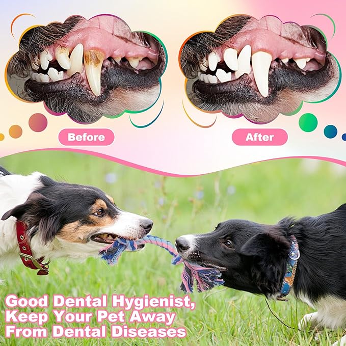 48 PCS Puppy Chew Toy Dog Rope Toys Cotton Knot Teething Toy Tug of War Dog Interactive Toys Multi Color for Small and Medium Dogs Newborn Pet Boredom Teeth Cleaning