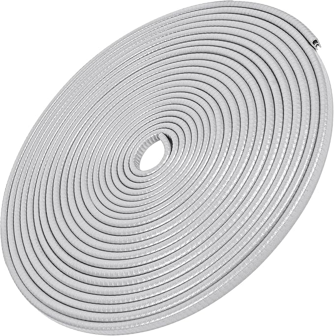 MYFAMIREA 49Ft(15M) Long Car Door Edge Guards, U Shape Edge Trim Rubber Seal Protector Car Door Protection Anti-Collision Rubber Clips Easy to Cut No Need Adhesive Fit for Most Vehicles| Grey
