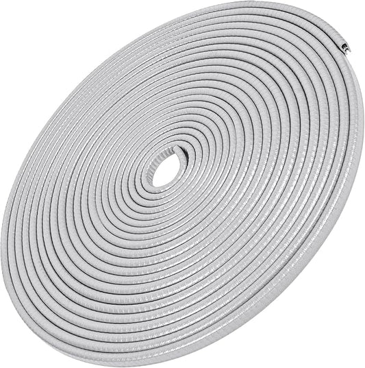 MYFAMIREA 49Ft(15M) Long Car Door Edge Guards, U Shape Edge Trim Rubber Seal Protector Car Door Protection Anti-Collision Rubber Clips Easy to Cut No Need Adhesive Fit for Most Vehicles| Grey
