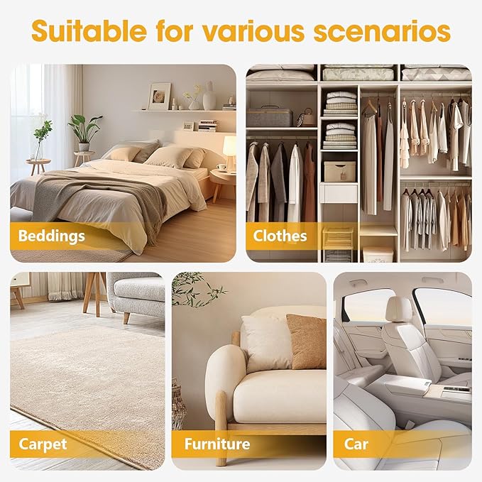 Pet Hair Removal Glove 2 Pack – Magic Gloves for Pet Hair, Dog & Cat Hair Remover, Reusable Pet Hair Removal Tool with Shell Comb for Sofa, Bed, Car, Bedroom & Living Room