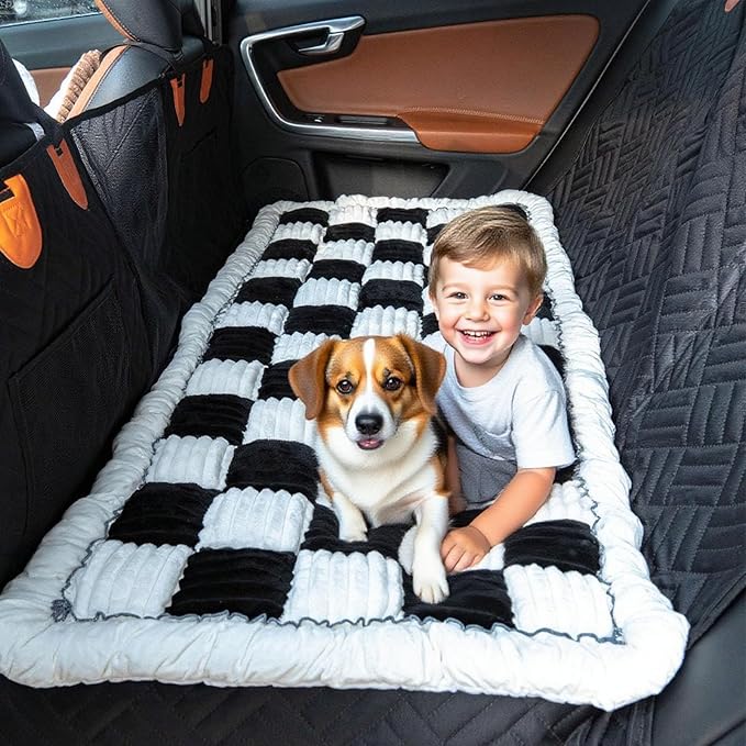 Dog Bed Mat - Crate Pad - Soft Dog Kennel - Multi-Purpose Crate Bed for Dogs & Cats