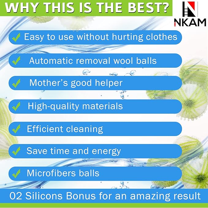 Pet Hair Remover for Laundry - 12Pcs New Upgrade Laundry Pet Hair Catcher Balls - Reusable Dryer Balls for Pet Hair, Lint Catcher for Washing Machine, Dog and Cat Lint Remover for Clothes