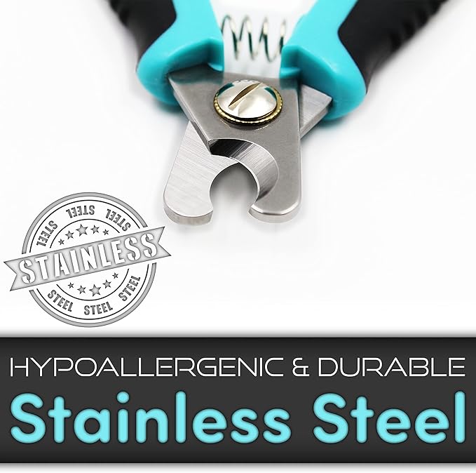 H&H Pets Nail Clippers Series - for Cats and Dogs - Razor Sharp Blades Sturdy Non Slip Handles - Dog Accessories Professional at Home Grooming - Stainless Steel - Dog Nail Trimmers - M (Sm-M Dogs)