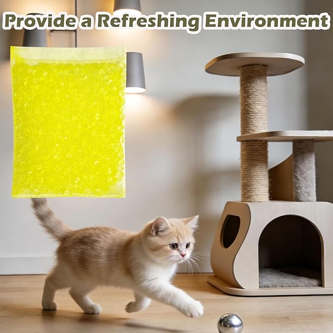 12 Pack Litter Box Deodorizer Refills for Whisker OdorTrap Pod, Odor Filters for Traditional Litter Boxes (Lemon)
