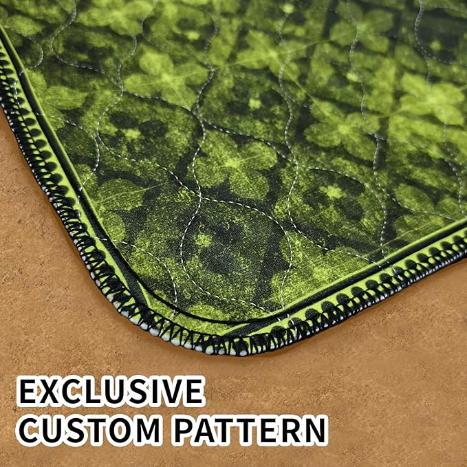 Dog Pee Pads Training Pads Upgrade Triple Thickness All-Purpose Super Absorbent & Leak-Proof, Quick Dry and Leak-Proof and Odor Control (Green/Multi, 48" x48"x2PCS)