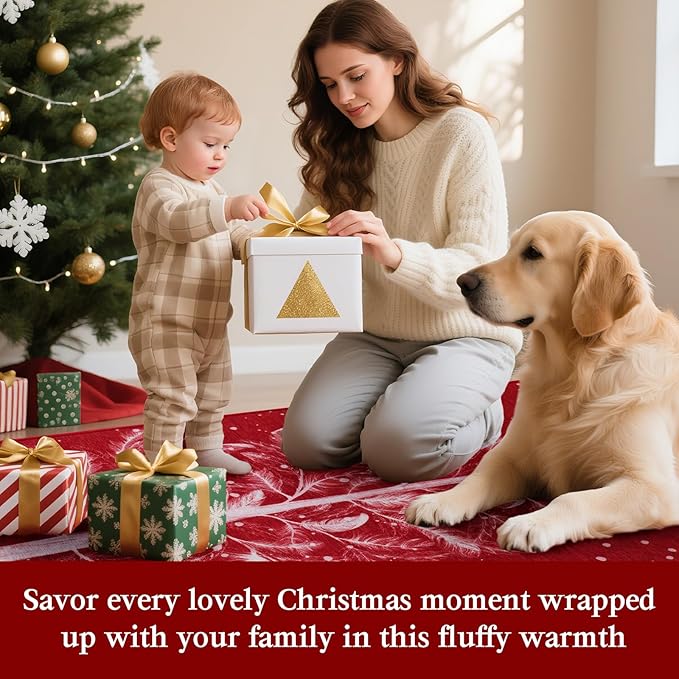 IM HOME Christmas Runner Rugs 2'X4', Untra-Thin Runner Rug Doormat for Hallway, Non Slip and Machine Washable Christmas Runners for Floor, Bedroom, Living Room, Snowflake