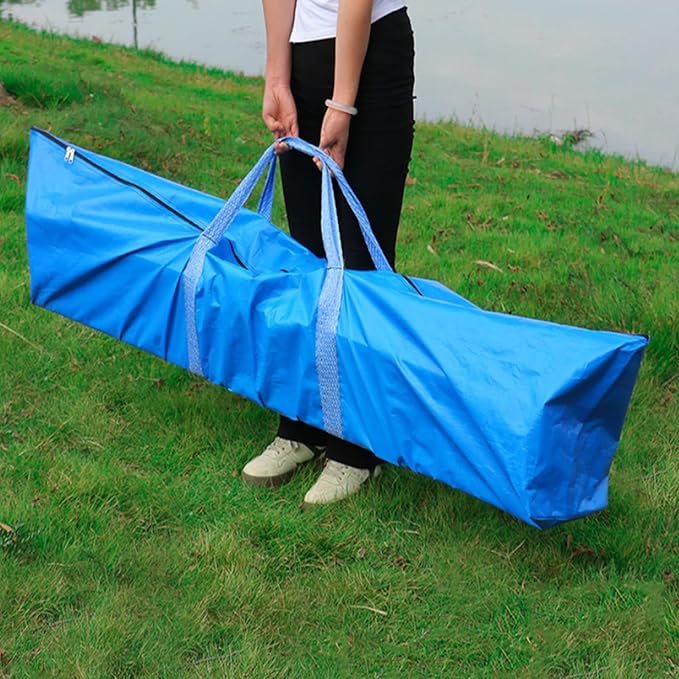 Heavy Duty Beach Umbrella Tents Storage Bag - Waterproof, Scratch-Resistant, Multi-Scene Blue Multi-Functional Outdoor Tent Bag (Large Blue Umbrella Bag)