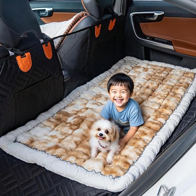 Dog Bed Mat - Crate Pad - Soft Dog Kennel - Multi-Purpose Crate Bed for Dogs & Cats