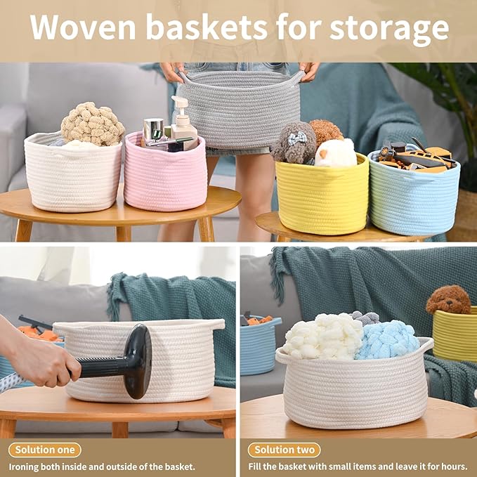Cute Burgundy Woven Gift Basket – Empty Burr Baskets for Graduation Birthday Raffle, Decorative Storage Organizer Box for Toys Seasonal Decor (13" D x 8" W x 6" H)