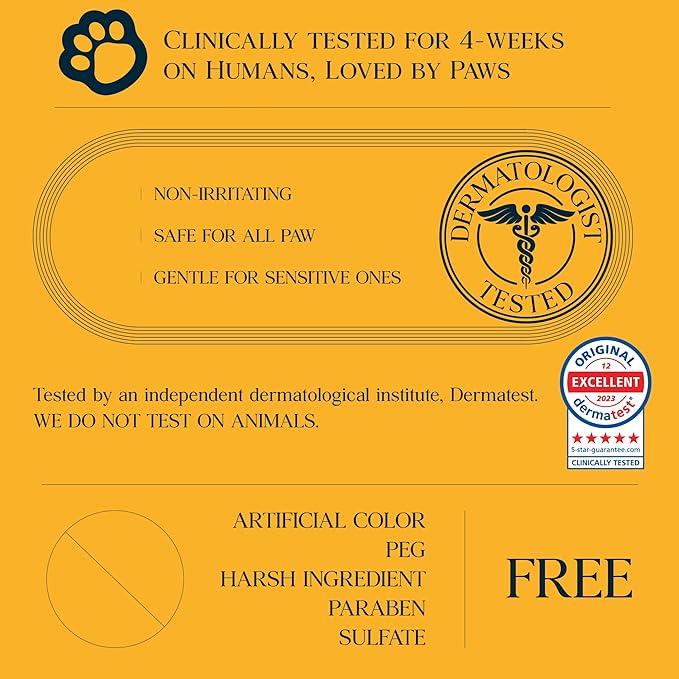 Pet Foaming Foot Paw Cleanser (Pack of 2)- Gentle Foam Wash for All Dogs, Nourishing, Softening, Calming, No Artificial Fragrance, Itch Reducing, 300ml / 10.14 fl oz Each