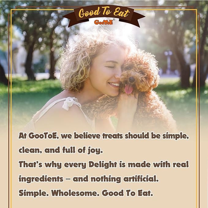 Gootoe Buffalo Dog Treats, Natural Low-Fat Chews for Training & Rewards, Limited Ingredient, Puppy Treats for Small Dogs & Puppies, Resealable Bag, Buffalo Bites Bone Shaped, 1.5 lb