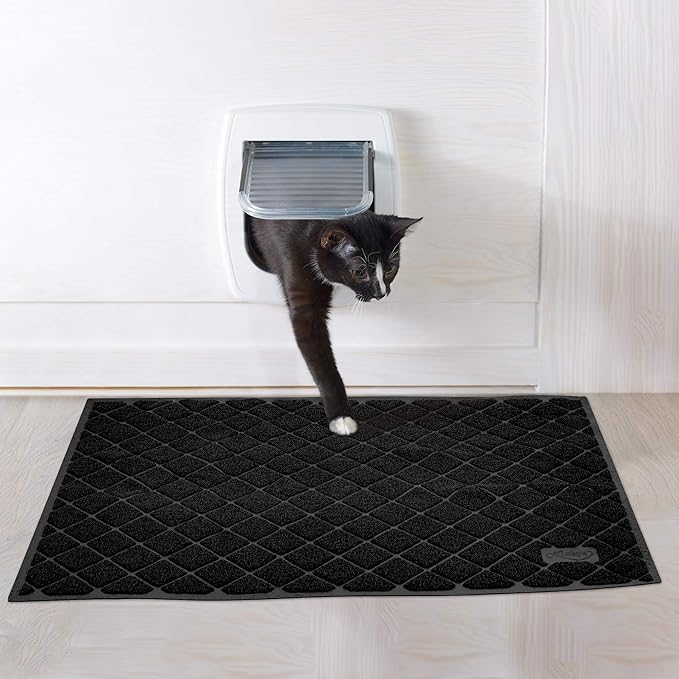Niubya Premium Cat Litter Mat, 47" Long x 35" Wide, Extra Large Size, Waterproof and Non-Slip Design, Gentle on Paws, Easy to Clean