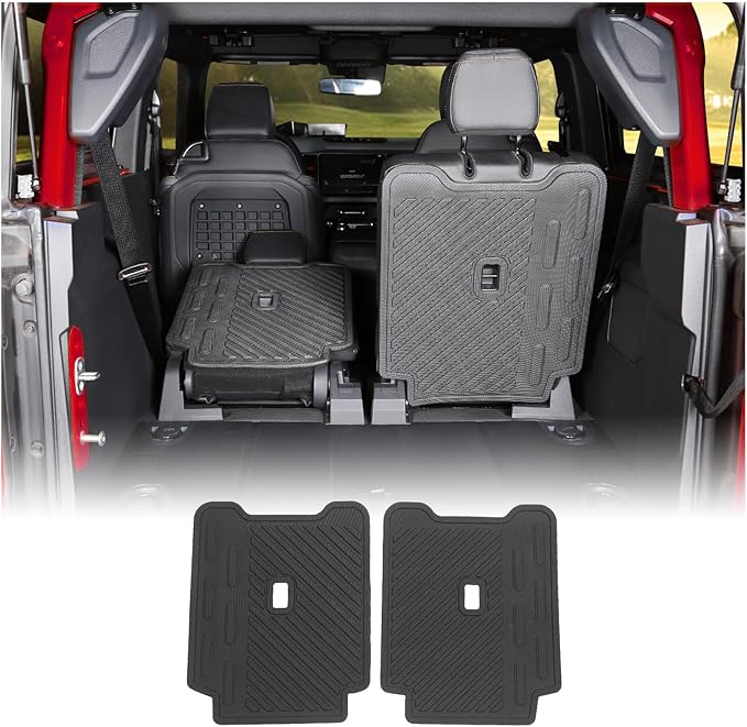 Mabett Back Seat Cover Backrest Protector for Ford Bronco Accessories 2026,2021-2025 2-Door, Rear Seat Mats Dog Seat Liner