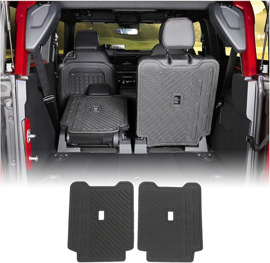 Mabett Back Seat Cover Backrest Protector for Ford Bronco Accessories 2026,2021-2025 2-Door, Rear Seat Mats Dog Seat Liner