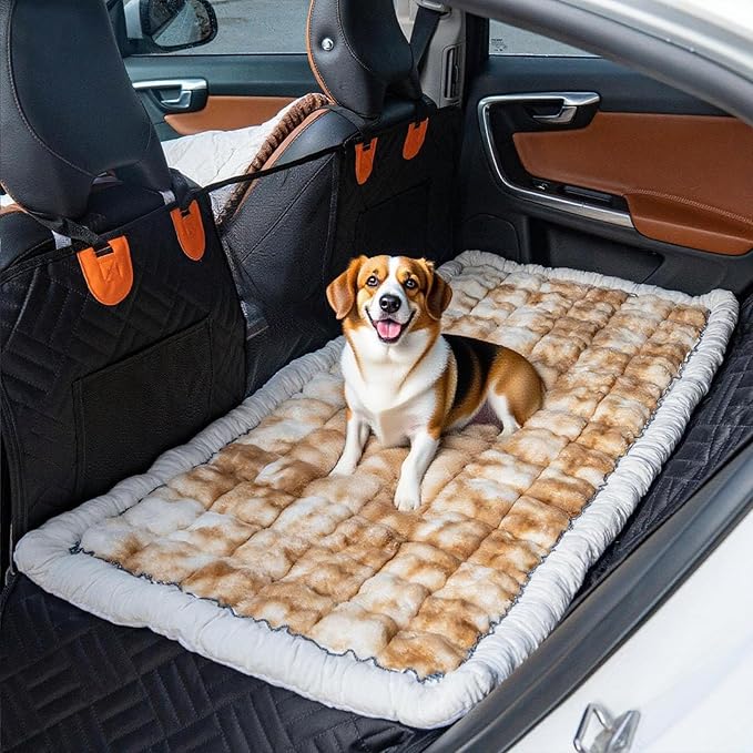 Dog Bed Mat - Crate Pad - Soft Dog Kennel - Multi-Purpose Crate Bed for Dogs & Cats