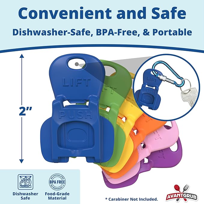 Complete Cover Easy Tab Opener New and Improved 12PK Beverage Barricade 2.0 by Avant Grub. Colorful Drink Can Protector Cap for Soda, Beer, Coke Shields From Bugs, Bees, Dust at the Party, BBQ, Beach