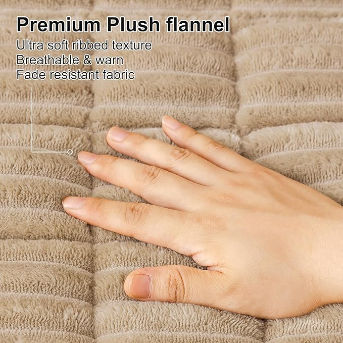 Smiry Couch Cover for Dogs, Non Slip Washable Sofa Protector for Pets, Soft Furniture Cover for Pet, Stylish Sofa Covers, Cozy Protect Against Fur, Dirt & Everyday Messes (Khaki, 35.4" x 70.9")