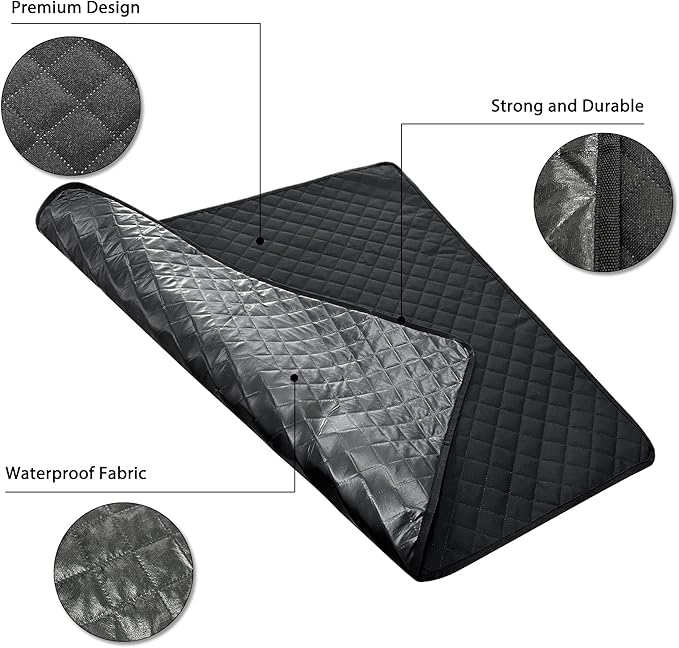 Washable Pee Pads for Dogs 48"x48" Reusable Puppy Pad Pet Training Pads, Waterproof Mat Non-Slip, Dog Pee Pad Whelping Pads Dog Mat-Playpen,Crate,Sofo,Car,Potty,Bed
