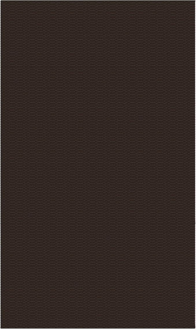 KOZYFLY Washable Entryway Rug 3x5 Ft Area Rugs Cotton Rubber Backed Throw Rugs Indoor Door Mat Kitchen Rugs Braided Floor Carpet for Front Entrance Bathroom Kitchen Living Room, Dark Coffee/Brown