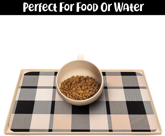 DogBuddy Dog Bowl, Bowls for Large Dogs, Non-Slip Pet Bowl, Dog Water Bowl, Food Bowls for Dogs (Standard, White Sand)