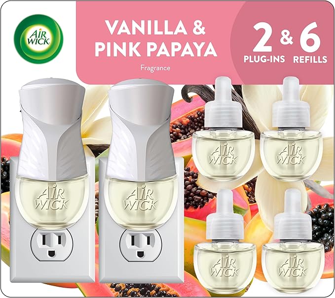 Air Wick Scented Oils 2+6 Vanilla & Pink Papay