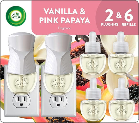 Air Wick Scented Oils 2+6 Vanilla & Pink Papay