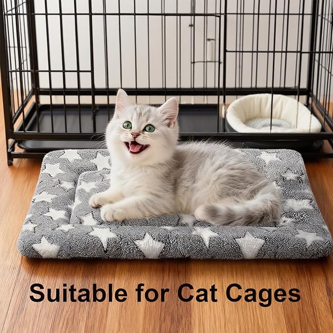 Dog Bed Mat - Reversible Dog Crate Bed Mats, Soft & Breathable Kennel Pad, Durable Crate Bed for Small Medium Large Dogs & Cats