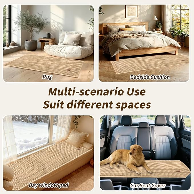 PJLZJFBY Couch Covers for Dogs, Velvet Dog Couch Cover, Pet Couchs Covers for 3-Seater, Couchs Protector for Dogs, Sofa Cover for Pets Washable(1PC, Light Brown, 27.5"×82.6", 3-Seater)