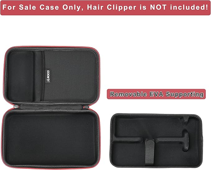 RLSOCO Hard Case for Wahl USA Elite Pro Corded Home Haircut & Grooming Kit & Wahl Power Pro/USA Clipper Pet-Pro/USA Lithium Ion Pro/USA Quiet Pro/USA Pro-Grip Dog Grooming Kit (Case Only)