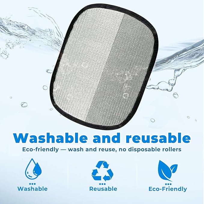 GRENTY Pet Hair Removal Glove for Cats & Dogs (2 Pcs), Upgraded Five-Finger Magic Brush Pet Hair Remover, Pet Hair Removal Tools for Clothing, Carpet, Sofa Gaps, Car Seat