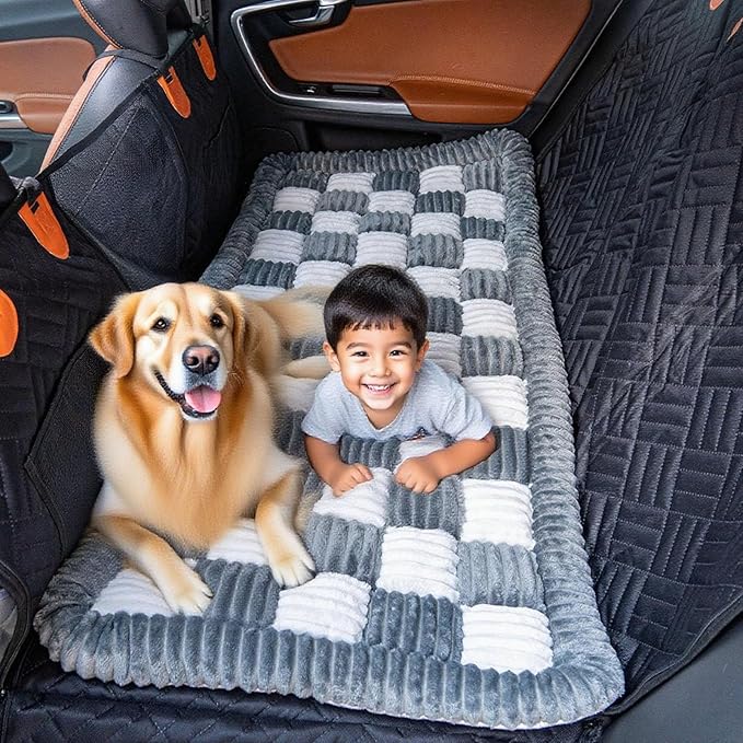 Dog Bed Mat - Crate Pad - Soft Dog Kennel - Multi-Purpose Crate Bed for Dogs & Cats