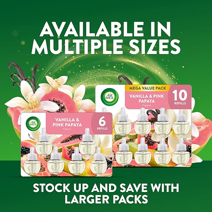 Air Wick Scented Oils 2+6 Vanilla & Pink Papay