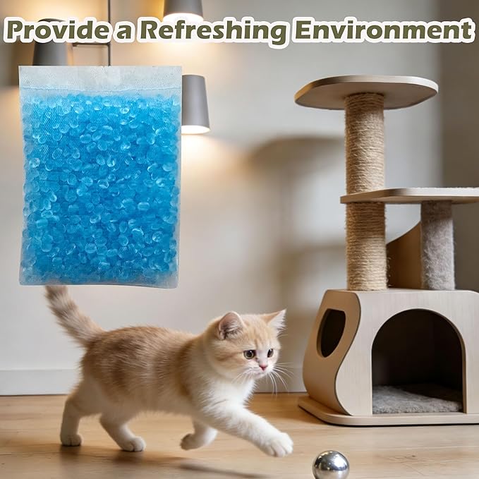 12 Pack Litter Box Deodorizer Refills for Whisker OdorTrap Pod, Odor Filters for Traditional Litter Boxes (Gardenia)