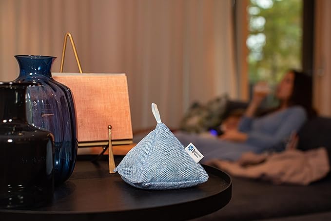 4 Pack of 200g Naturally Activated Bamboo Charcoal Air Purifying Bags | Natural Home Deodorizer Bags | Charcoal Bag Odor Absorber For Pets | Odor Eliminator & Moisture Absorber Air Freshener Bags