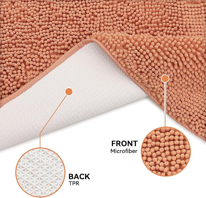 Bcoimo Super Absorbent Cat Door Mat, 24"*17" Anti Slip Mat for Muddy Paws, Pet Rugs for Dirty Paws Washable That Absorbs Moisture and Dirt, for Cat Cage and Pet Resting Carpet