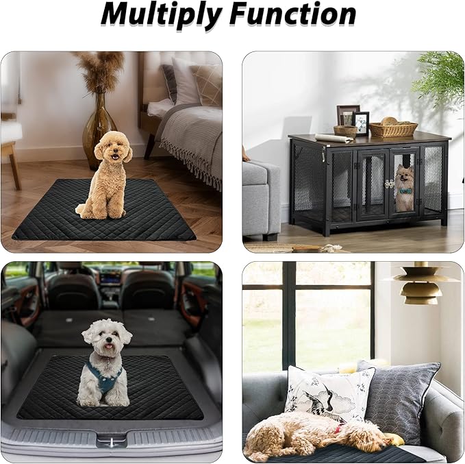 Washable Pee Pads for Dogs 34"x36" Reusable Puppy Pad Pet Training Pads, Waterproof Mat Non-Slip, Dog Pee Pad Whelping Pads Dog Mat-Playpen,Crate,Sofo,Car,Potty,Bed