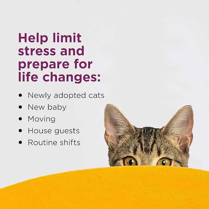 Comfort Zone 1 Pack Cat Calming Diffuser Refills; 30-Day Refills; Pheromones Help Cat Anxiety