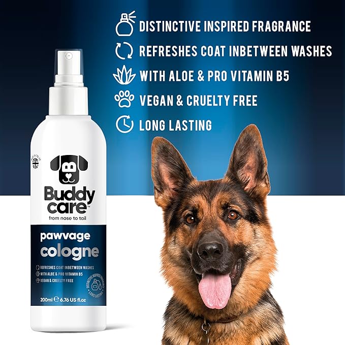 Dog Cologne - Pawvage - 200ml - Distinctive and Inspired Scented Dog Cologne - Refreshes Between Dog Washes