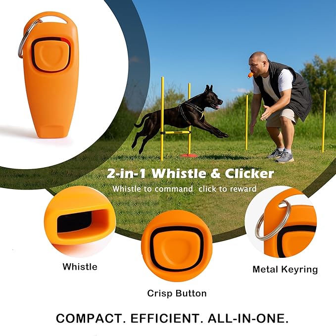 Fmtpesou Dog Treat Pouches Bag for Training – Removable Liners, Large Opening Capacity Treat Bag with Clicker, Training Guide, Waist Strap Clip Treat Fanny Pack for Dog Training and Walking