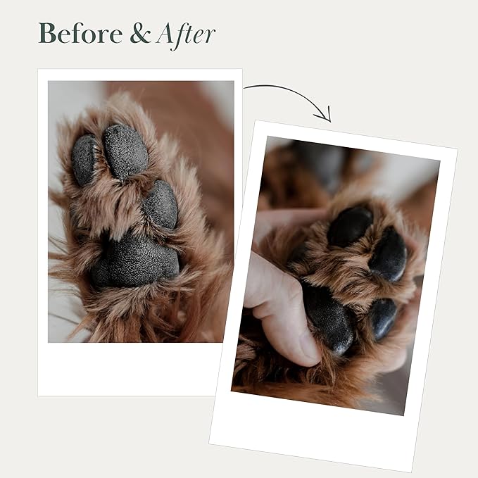 Nina Woof All-Natural Dog Paw & Nose Balm – Vegan Dog Grooming Supplies | Dog Paw Moisturizer & Nose Butter for Dogs | Safe Snout Soother for Dry Nose & Cracked Paws