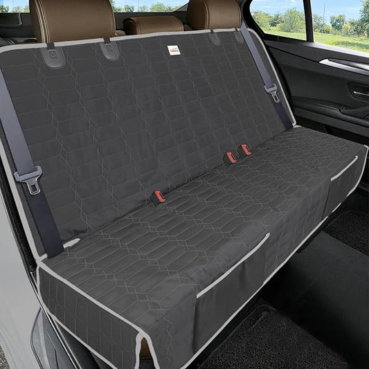 Relidura Bench Seat Cover for SUV Waterproof Seat Covers for Dogs in Car Non-Slip Dog Car Seat Cover for Back Seat Heavy Duty Protector for Suvs Rear Seat Covers for SUVs