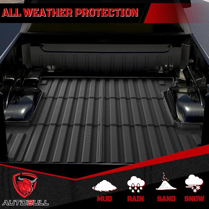 Truck Bed Mat Bed Liner Compatible for 2019-2026 Chevrolet Chevy Silverado 1500 | GMC Sierra 1500 (Only Fit 5.8FT, 69.92" Bed), Not Fit Drop-in Liner