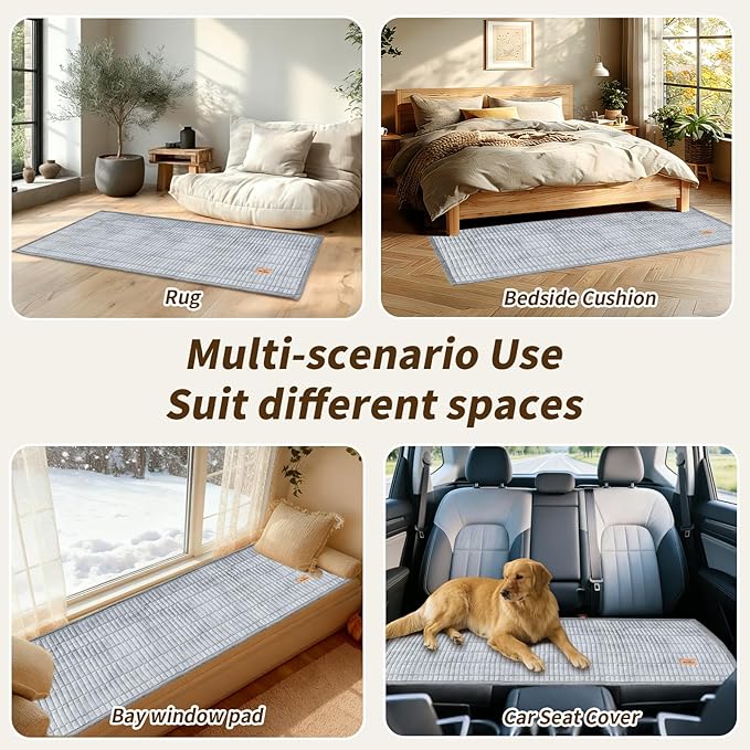 PJLZJFBY Couch Covers for Dogs, Velvet Dog Couch Cover, Pet Couchs Covers for Loveseat, Couchs Protector for Dogs, Sofa Cover for Pets Washable(1PC, Light Grey, 27.5"×59", 2 Seater)